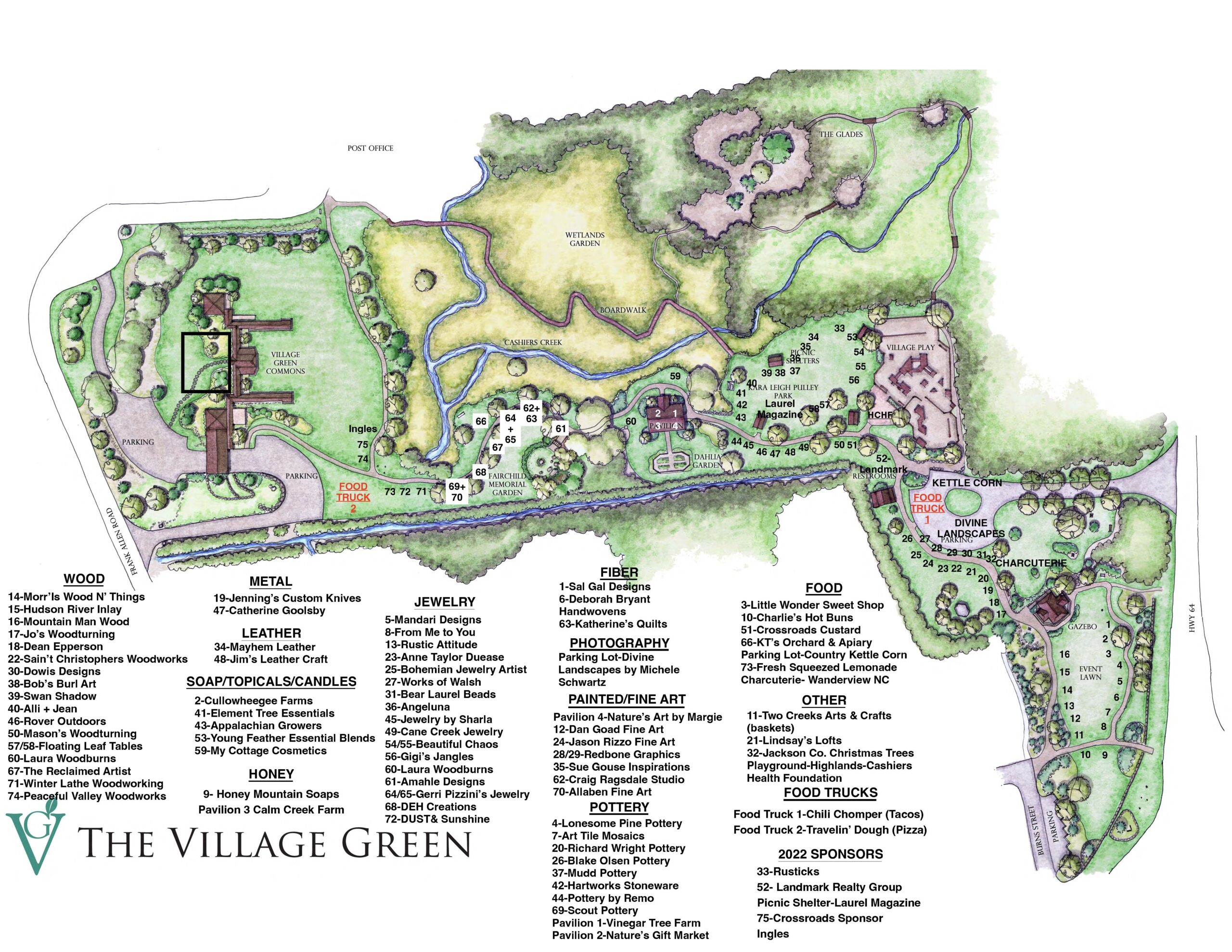 2022 Leaf Festival Map